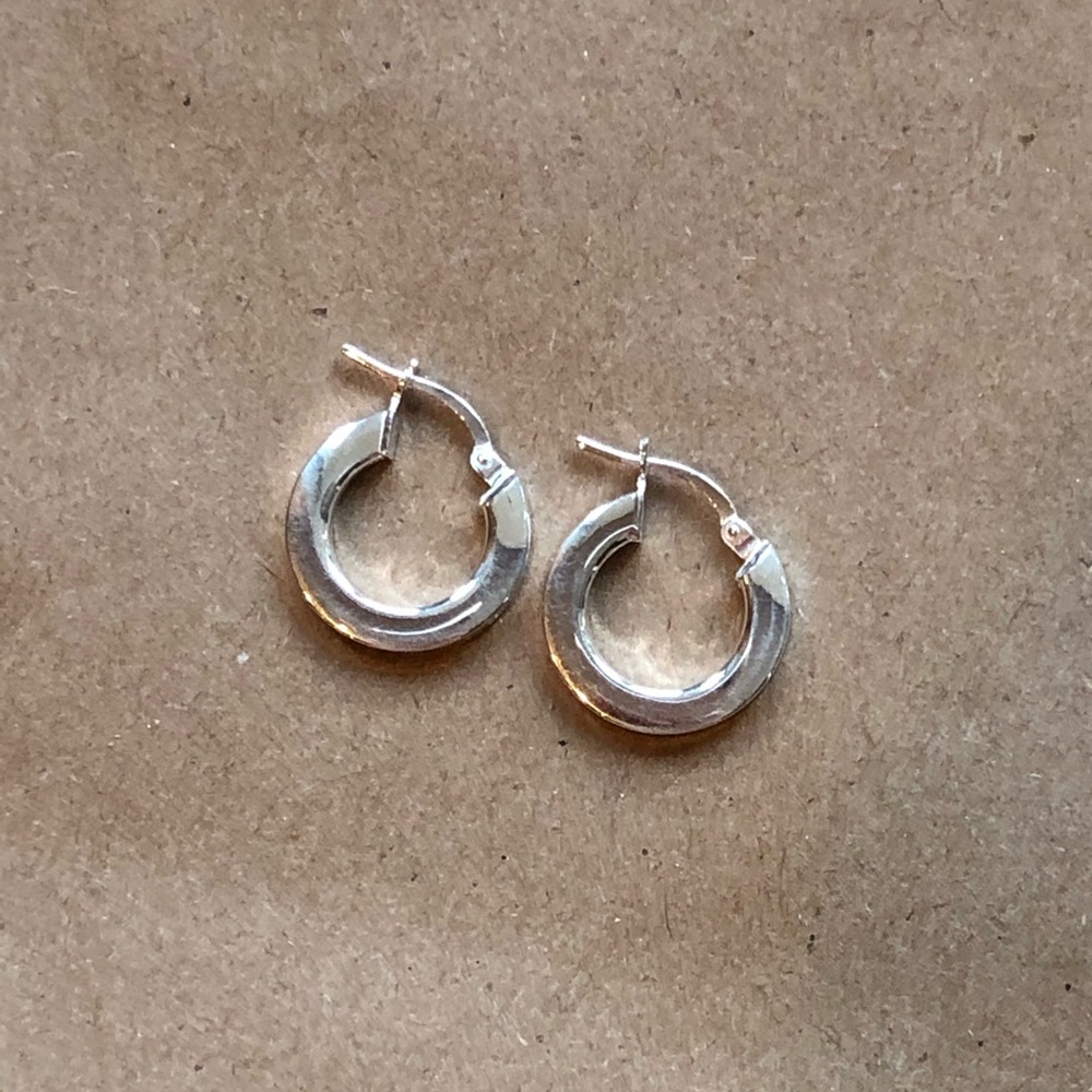 Sterling Silver Hoop Earrings